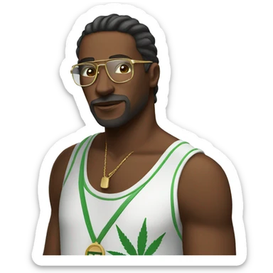 420 but in style of 💯 sticker