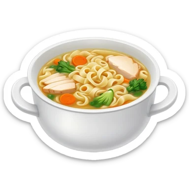 Chicken noodle soup  sticker