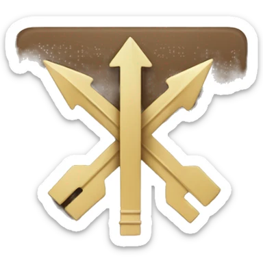 A square icon that has the number 15 in the middle surrounded by two arrows sticker