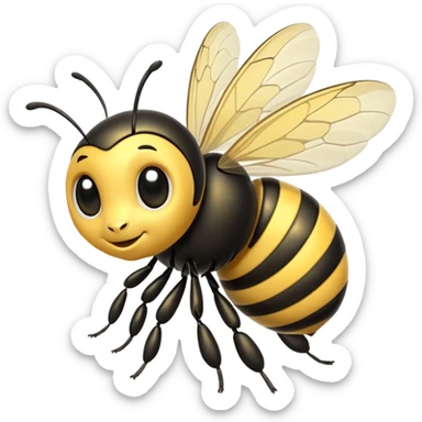 bee flying sticker