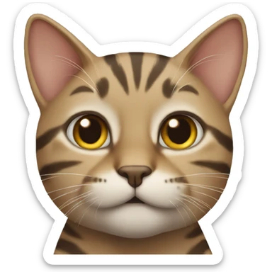 Tabby cat  sticker