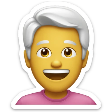 “We’re having a good time” text sticker