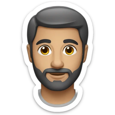 Iranian man ali sticker