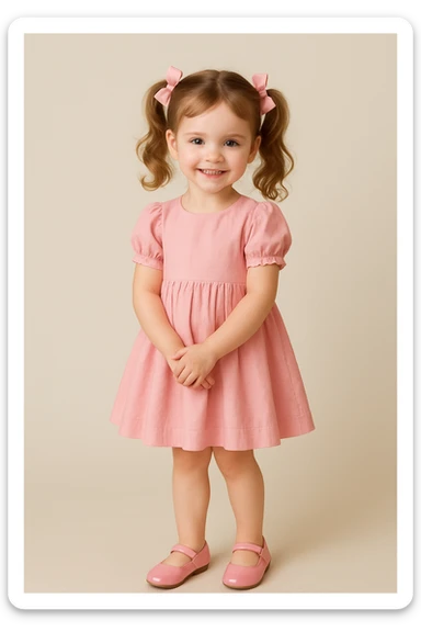 toki uzdek tik mergaitiskus plaukus ir suknele rozine ir batukus grazius bet modelis turi likt toks pat proporcijos ir poza sticker