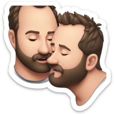 tom segura kissing bert kreischer sticker
