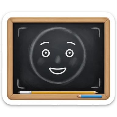 School Chalkboard sticker