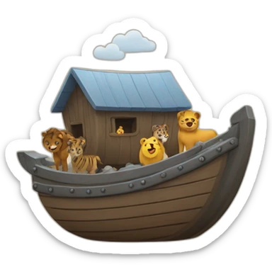 Noah’s ark sticker