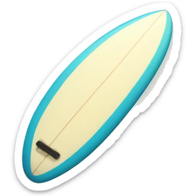 Een surfboard  sticker