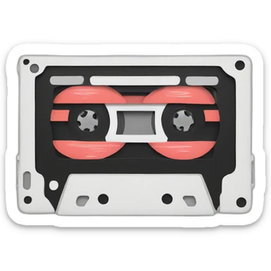 cassette-film sticker