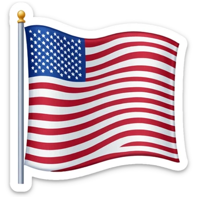 Usa flag sticker
