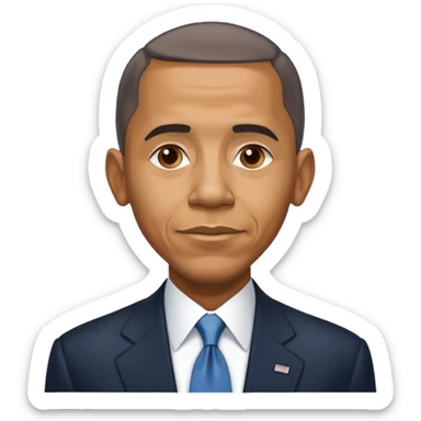 Barack Obama saying "Come on" sticker