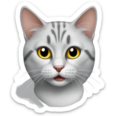 Cat using excel sticker