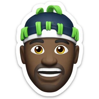 Totem Tony Seahawks super fan sticker