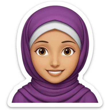 I am a marketer, making content creation and reels on social meadia without showing my face, need a professional emoji, I am A girl from jordan wearing hijab my nname is rama  sticker
