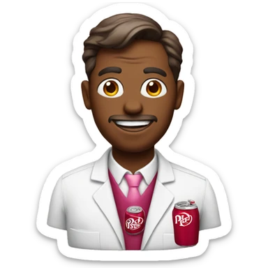 Pink dr.pepper  sticker