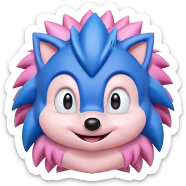 Sonic and Amy sticker