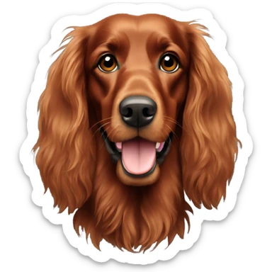 irish setter  sticker