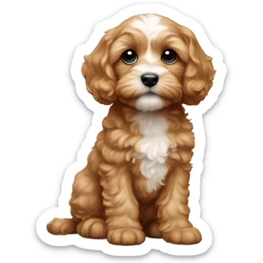 Cavapoo Puppy sticker
