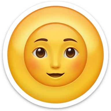 a yellow sun, bright and shining, smooth gradient colors, no facial features, simple white background, high-resolution.

 sticker