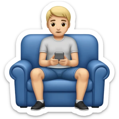 A man insisting to you to sit in his lap sticker