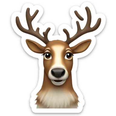 Reindeer sticker