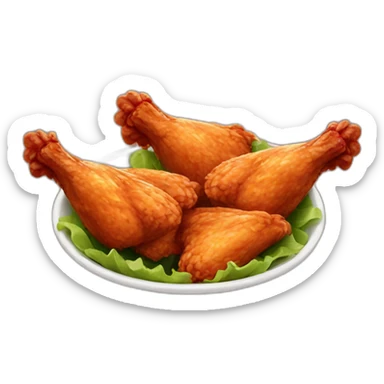 chicken wings sticker