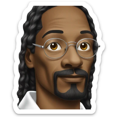 Snoop dogg as a pimp  sticker
