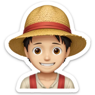 Luffy strawhat sticker