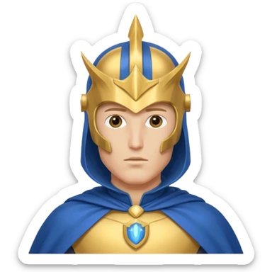 doctor fate with cape and helmet sticker