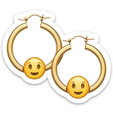 Earring Hoops sticker