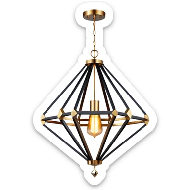 contemporary modern chandelier sticker