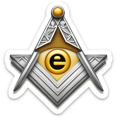 Freemason logo sticker