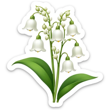 Lily of the valley  sticker