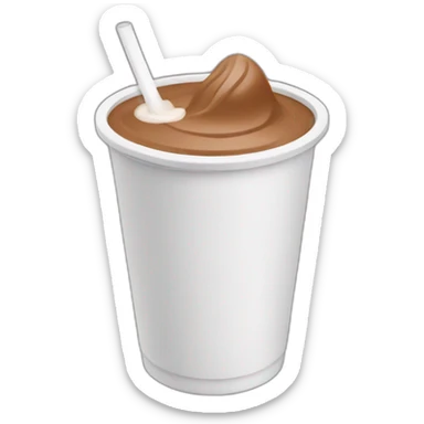 protein shake cup sticker