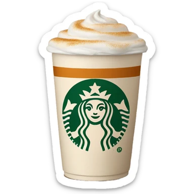 Starbucks Pumpkin Spice Latte sticker