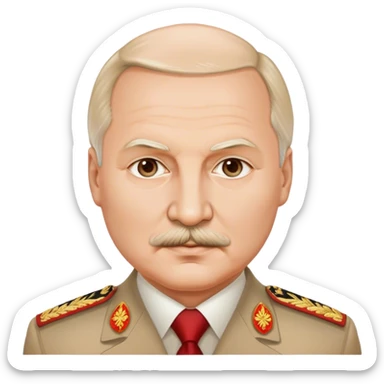 Aleksandr Lukashenko president of Belarus sticker