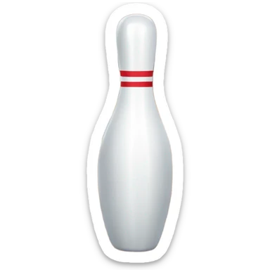 bowling skittle  sticker