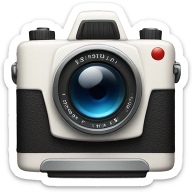 Camera analog sticker