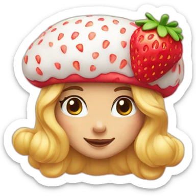 strawberry shortcake sticker