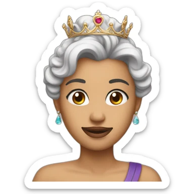 Make me a beautiful queen sticker