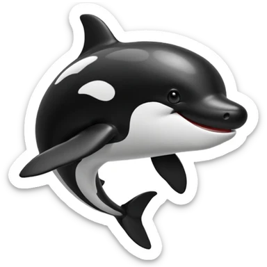 Orca emoji sticker
