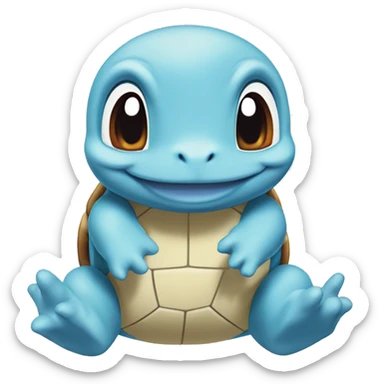 Squirtle from Pokémon ￼ sticker