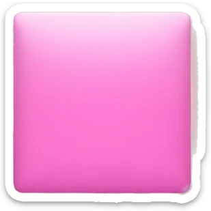 Pink Square plain sticker