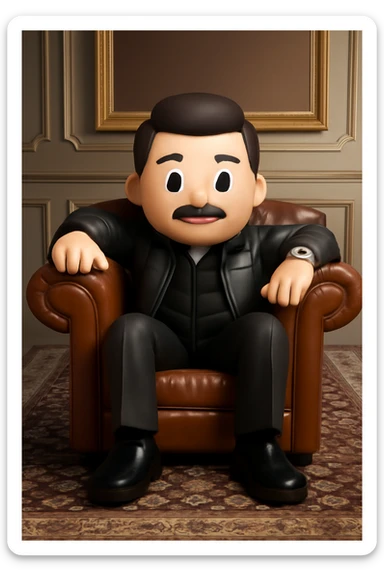 3D Apple style emoji version of the uploaded photo, keeping clothing, colors, pose, and background realistic, but with simplified emoji-style facial features (no realistic resemblance), smooth glossy textures, high-quality lighting sticker