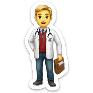 Etudiant en 1ere année de médecine sticker