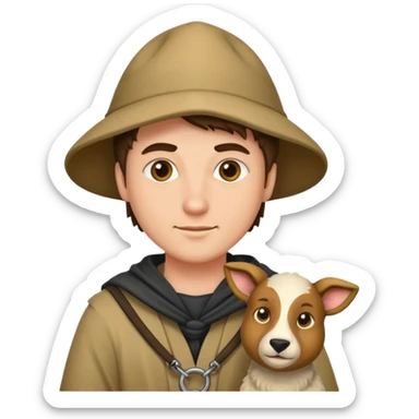 A sheperd hacker sticker