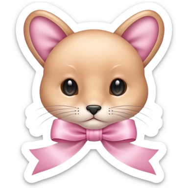 Whisker sensitivity ribbon sticker