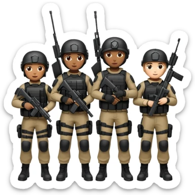 SWAT team  sticker