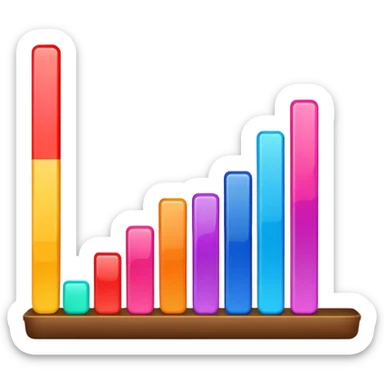 bar chart emoji sticker