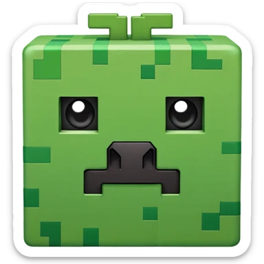 Minecraft creeper  sticker